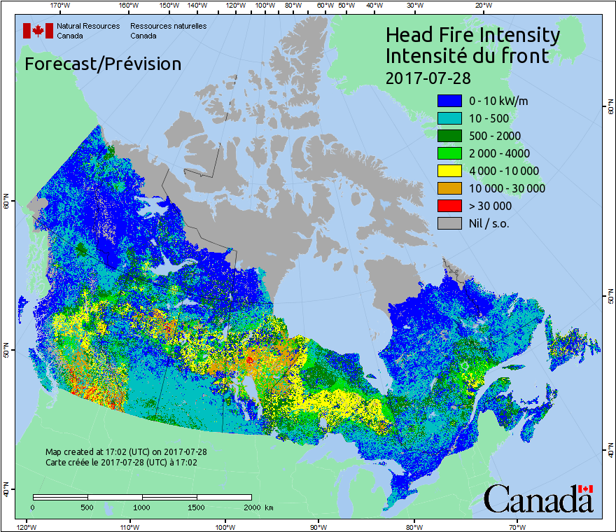 Head Fire Intensity