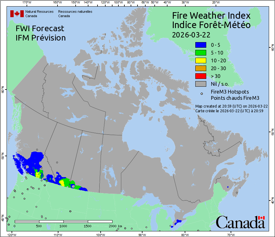 Daily Hotspots / FWI