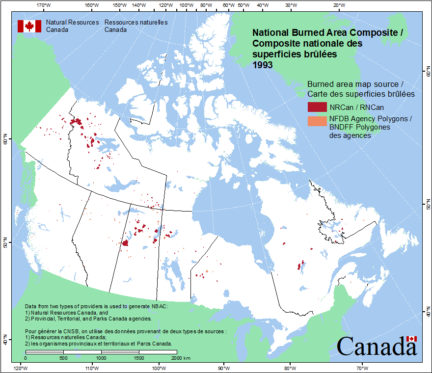 National Burned Area Composite