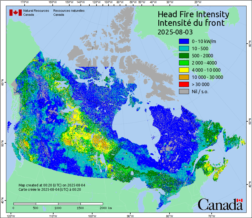 Head Fire Intensity